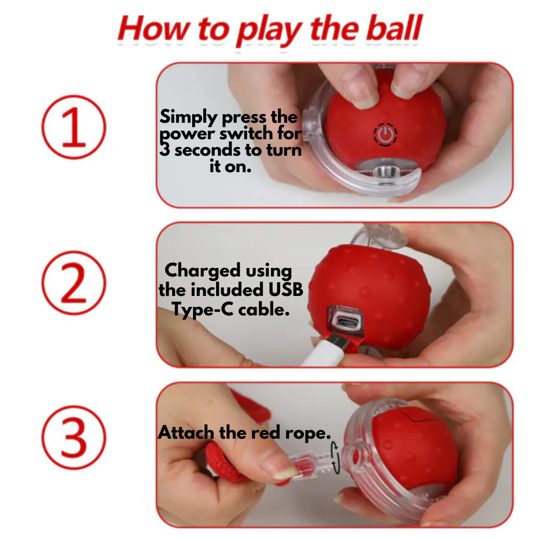 Smart Interactive Pet Toy Ball