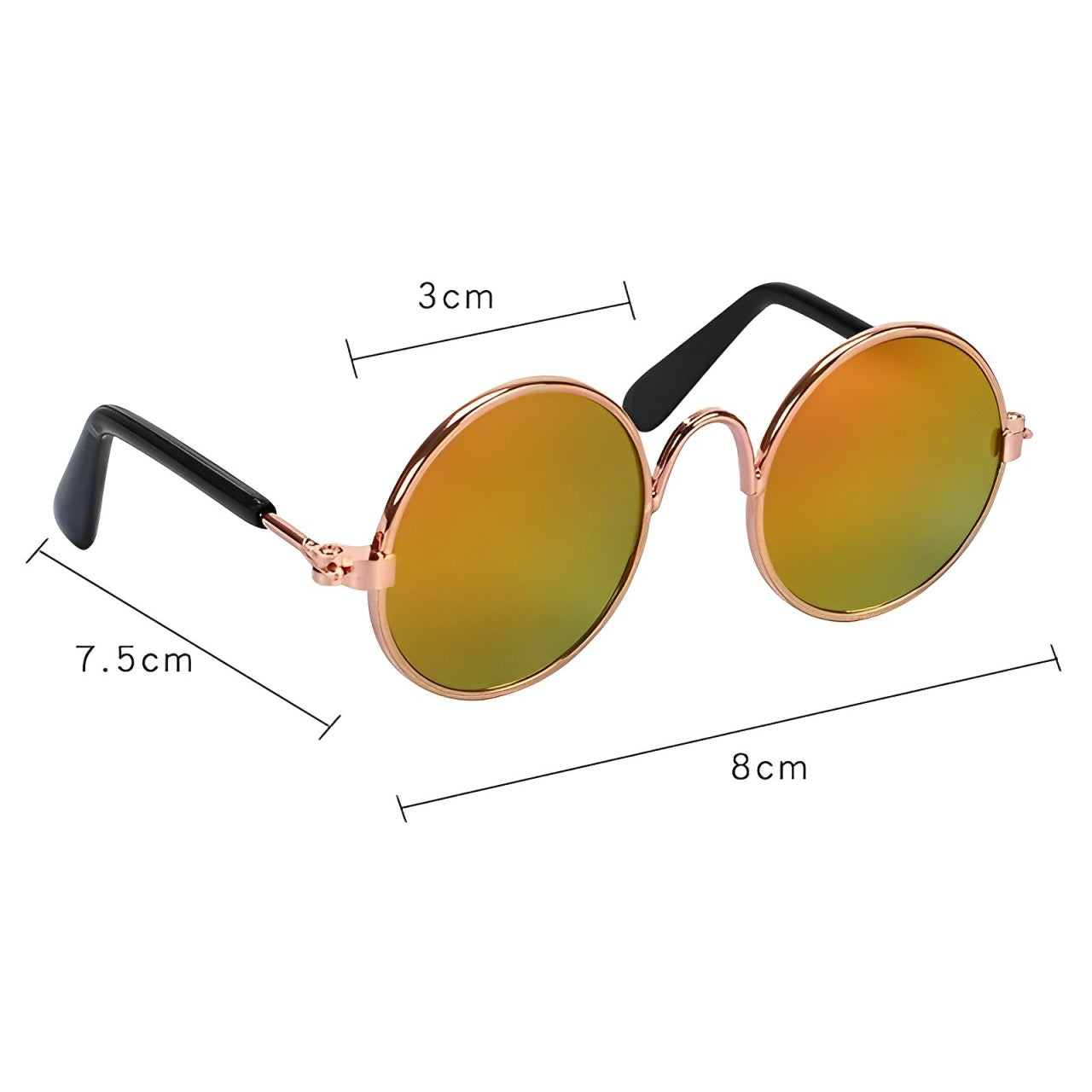 Vintage Round Cat Sunglasses