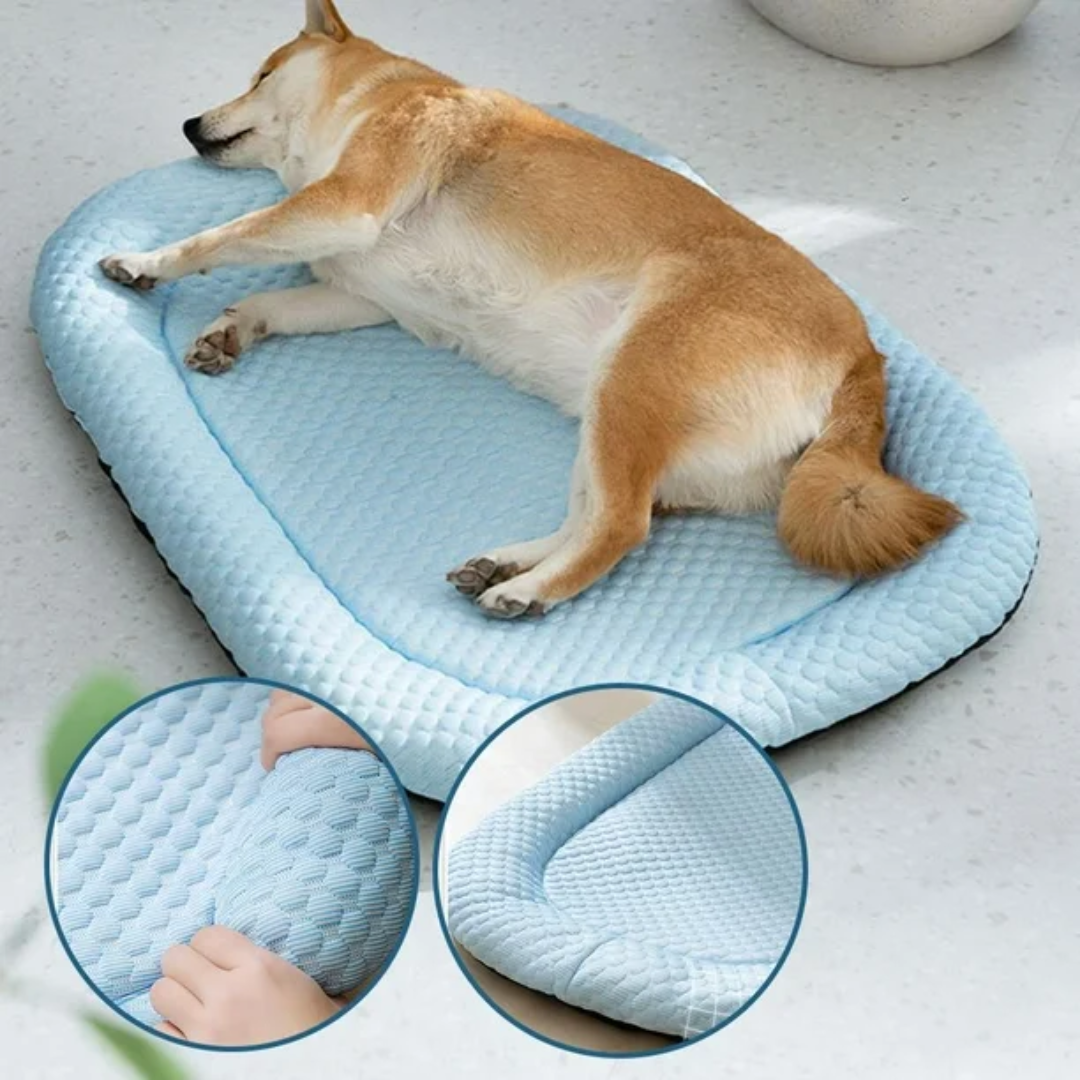 Ice-Silk Cooling Pet Bed