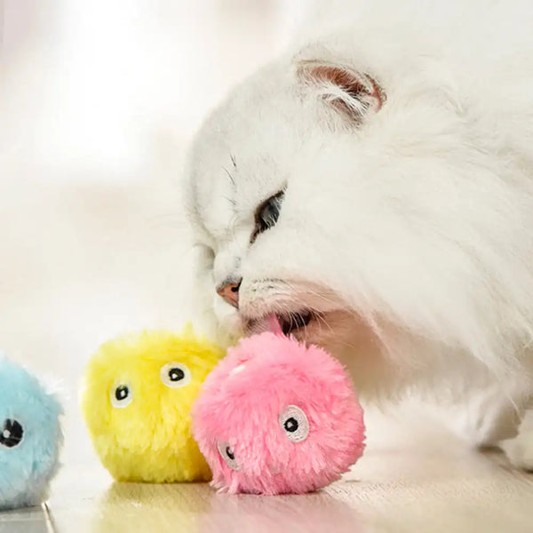 INTERACTIVE SMART PLUSH CAT BALL