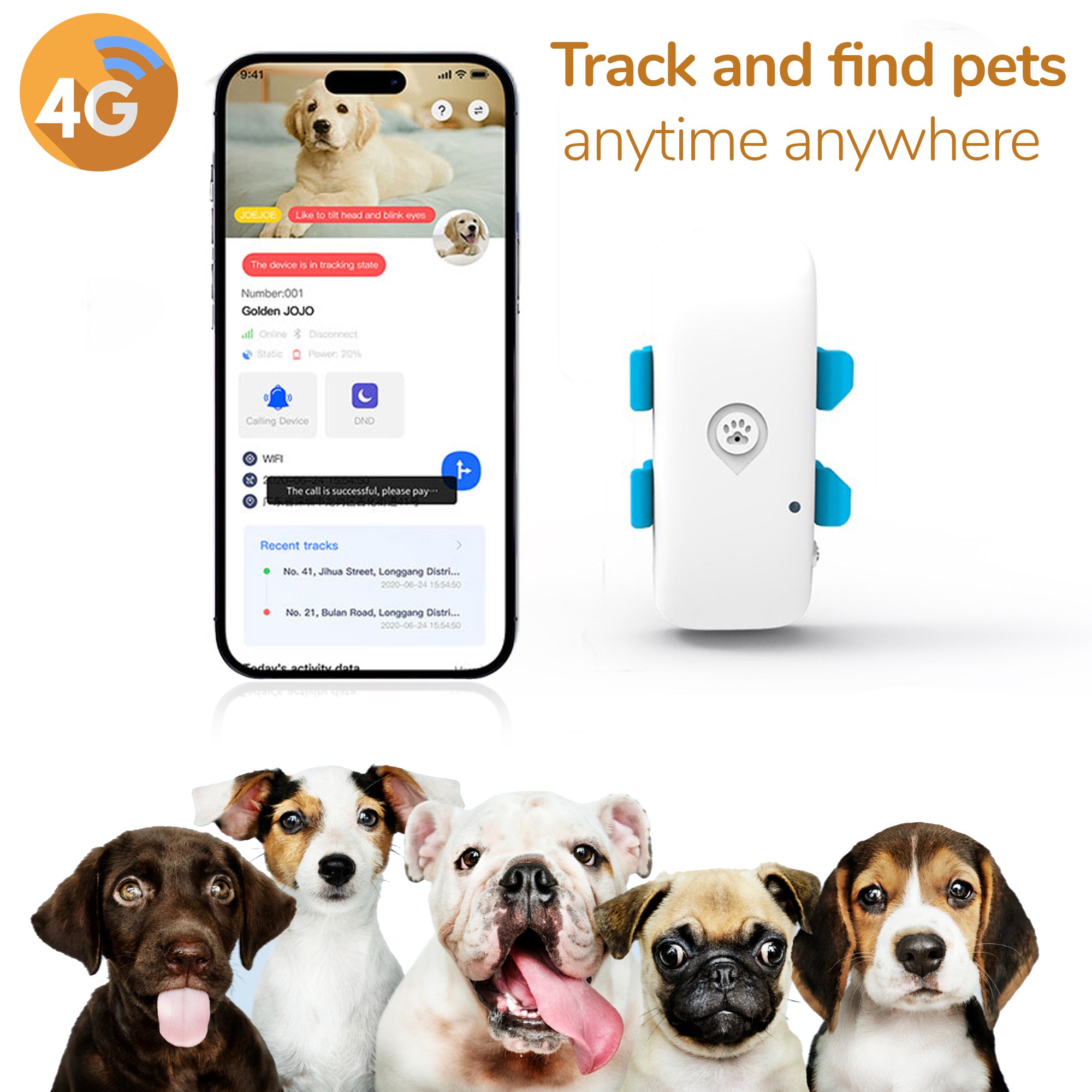 Pet GPS & Wellness Tracker